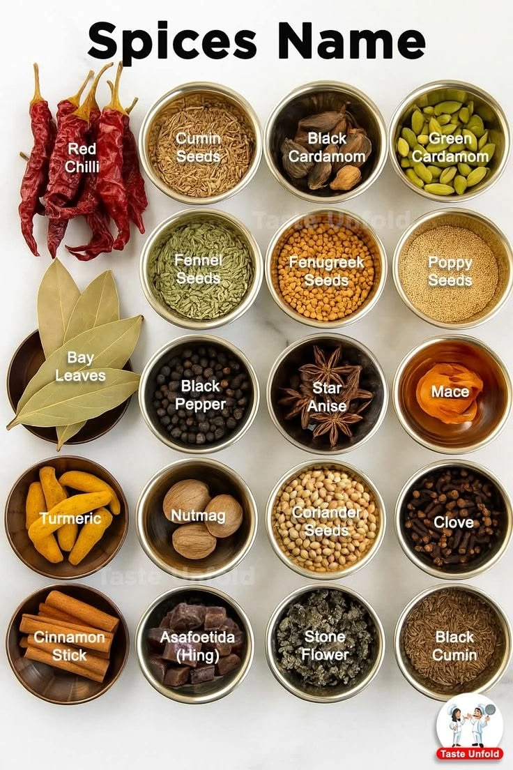Spices, Seasonings & Condiments