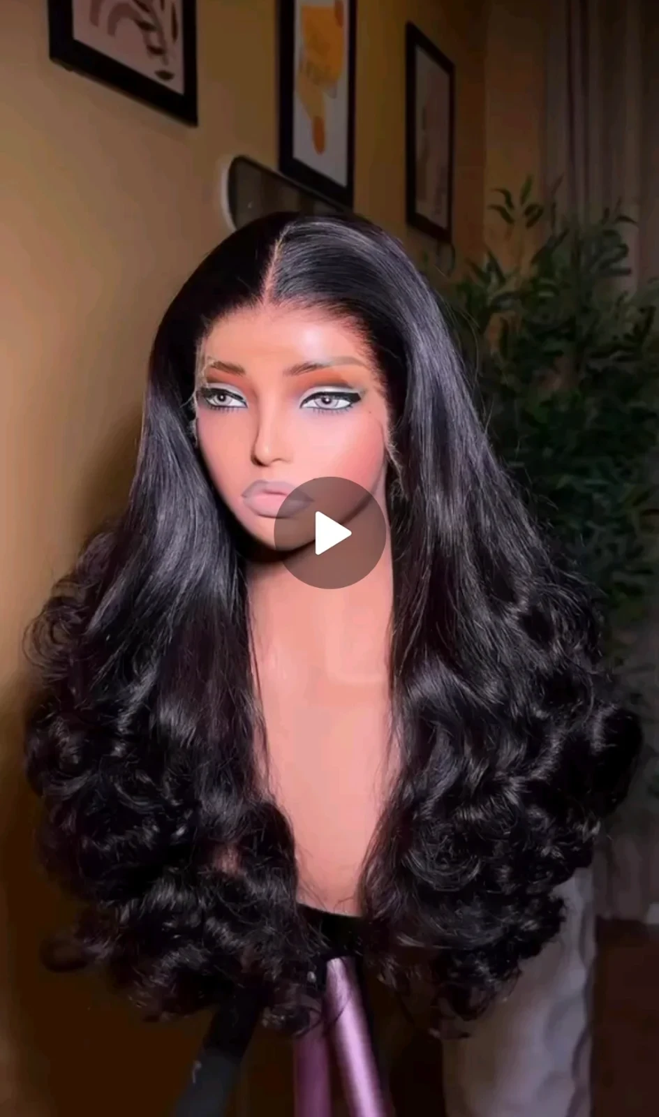 Dancing tip wig HD full frontal 💯 human hair
