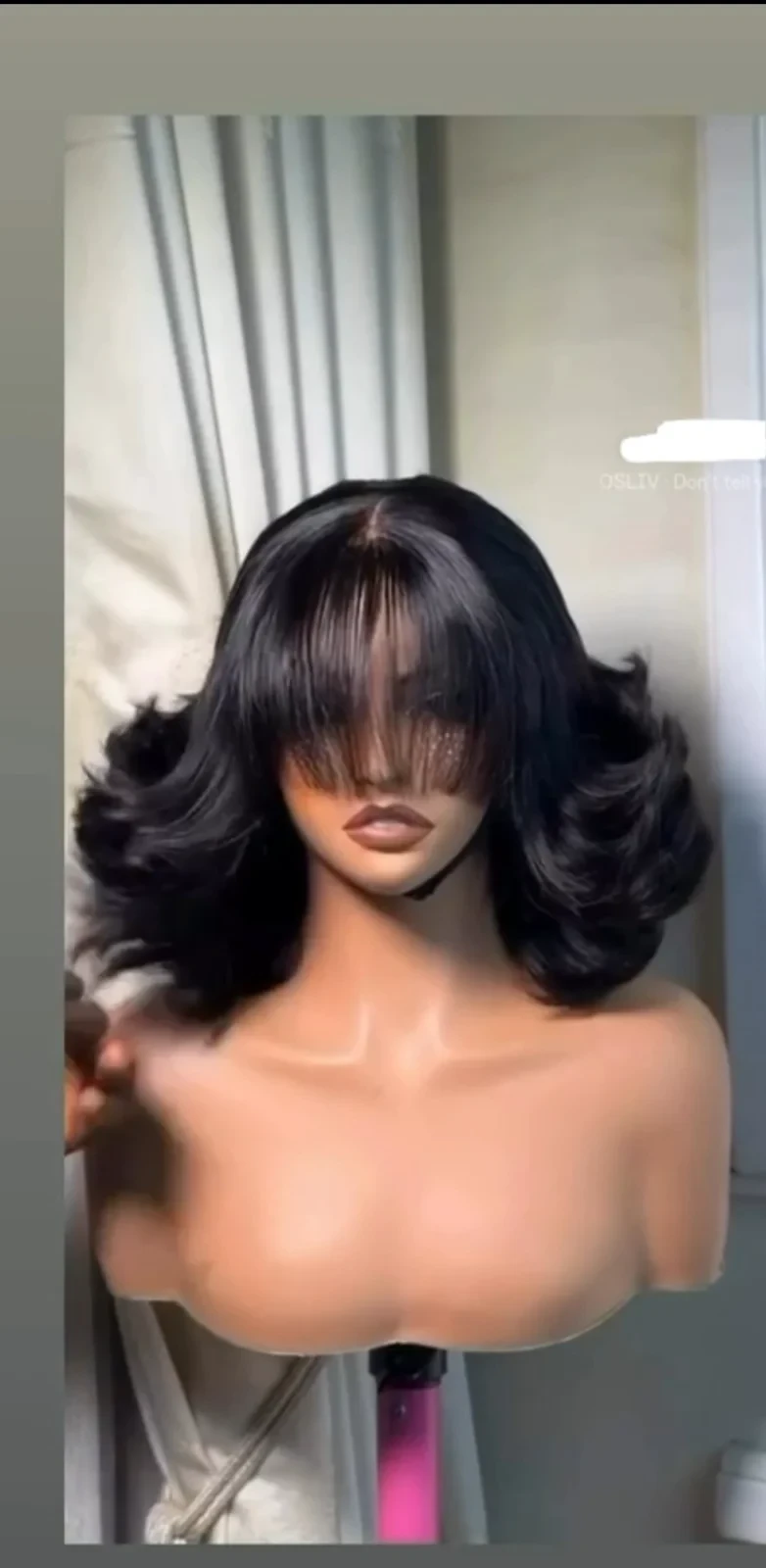 Sdd fringe bounce 💯 huamn hair