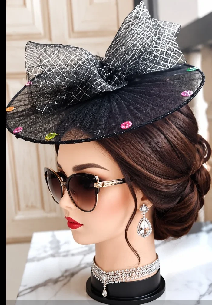 Simple classy fascinator