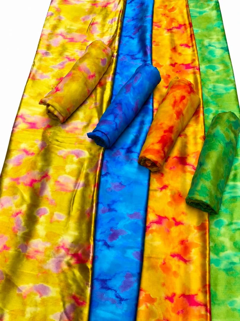 Silk and Chiffon Fabric