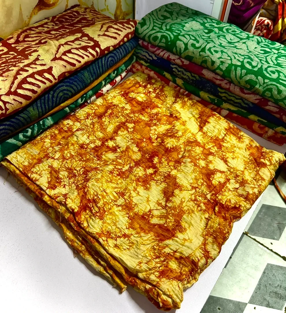 Adire Crepe Fabric