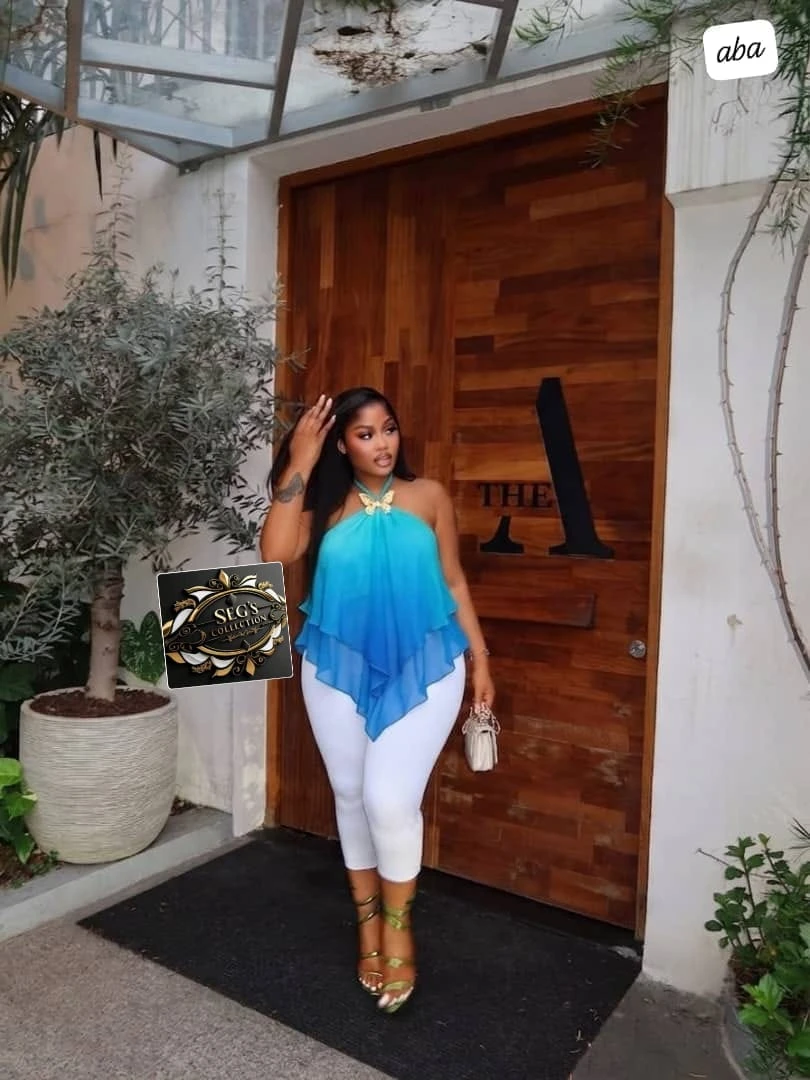 Ocean Breeze Layered Halter Top