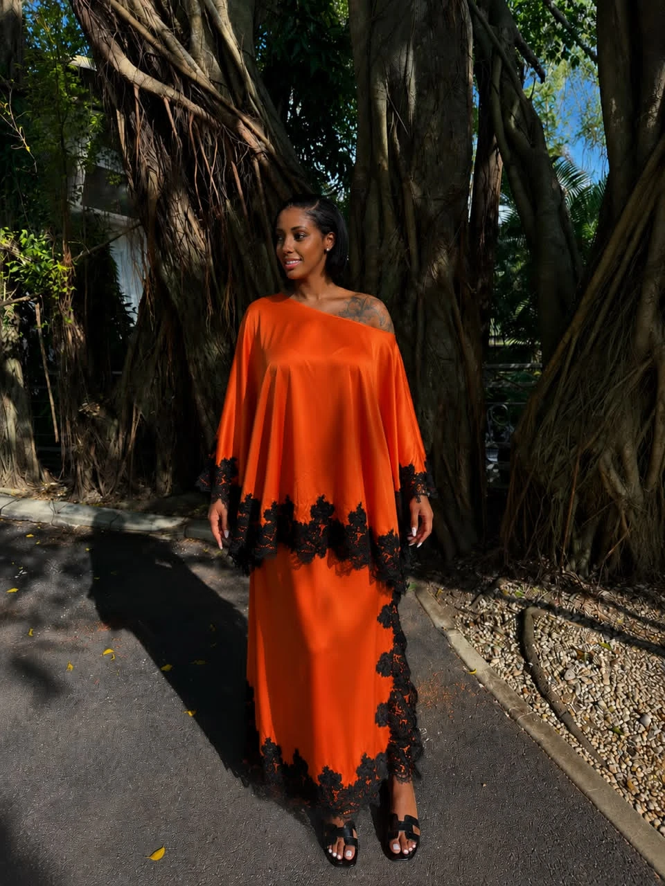 Luxury Maxi Lacy Skirt Set