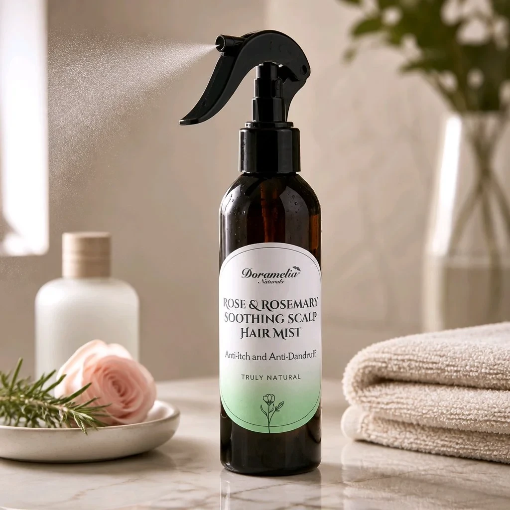 Rose & Rosemary soothing Scalp Hair Mist