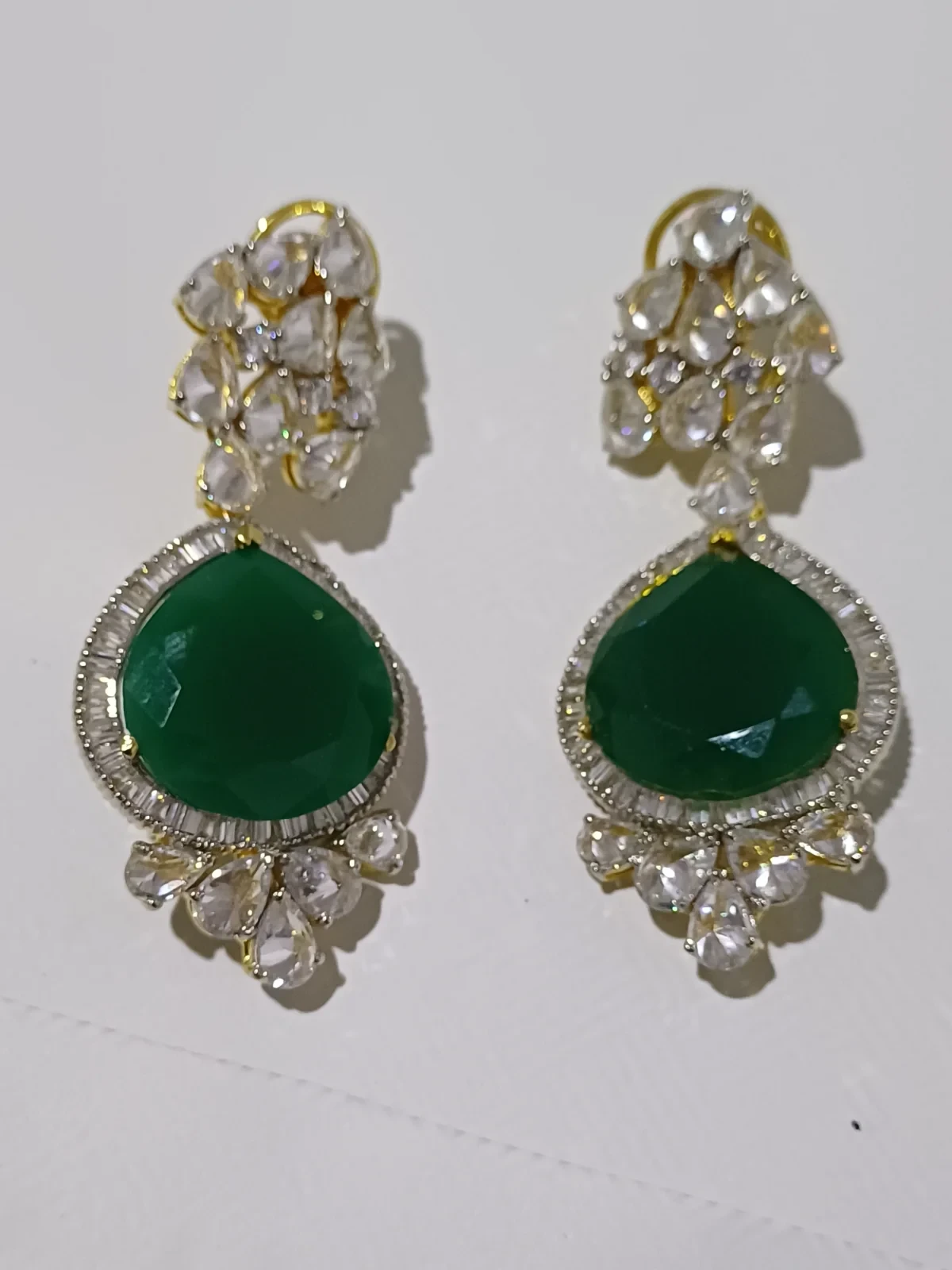 Green Earrings